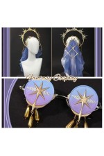 Identity V Psychologist Everlasting Dream Elsa Goodwin Purple Formal Dress Cosplay Costume